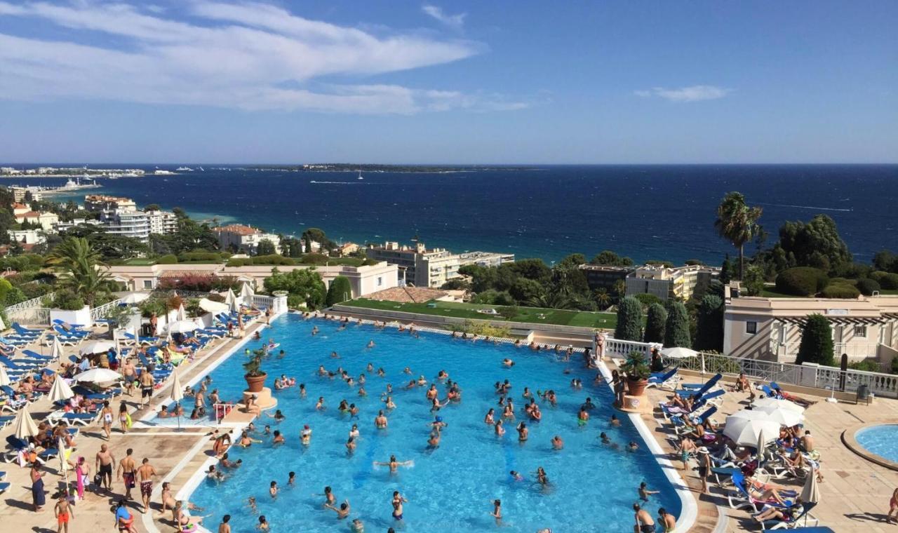 Exceptionnel Sur Cannes Vue Mer Piscine Экстерьер фото