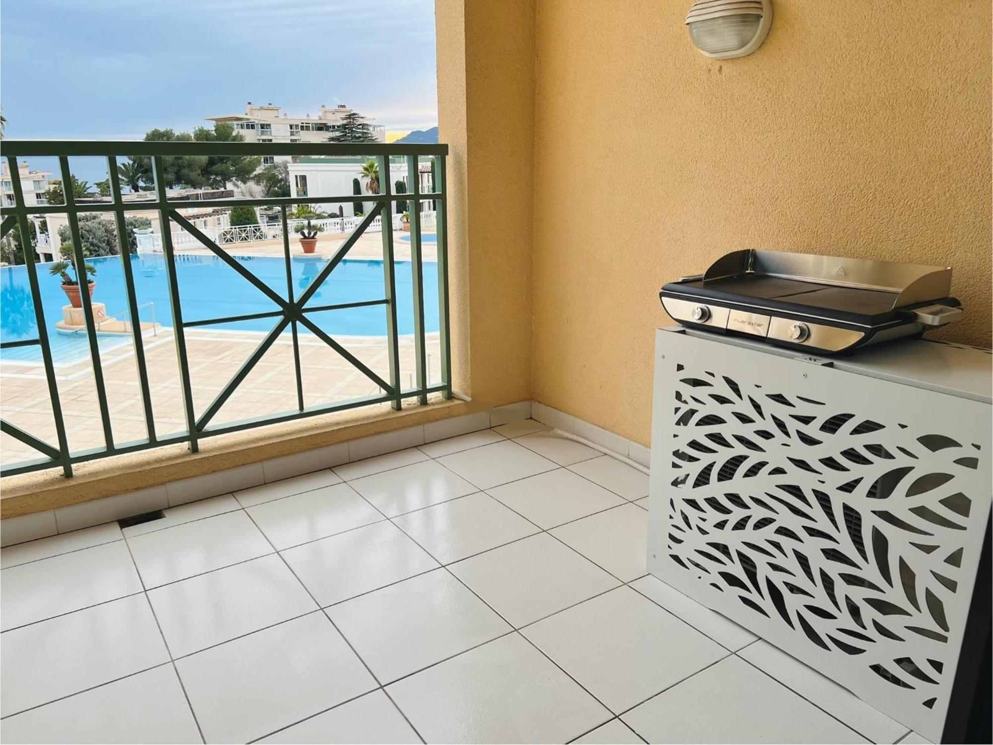 Exceptionnel Sur Cannes Vue Mer Piscine Экстерьер фото